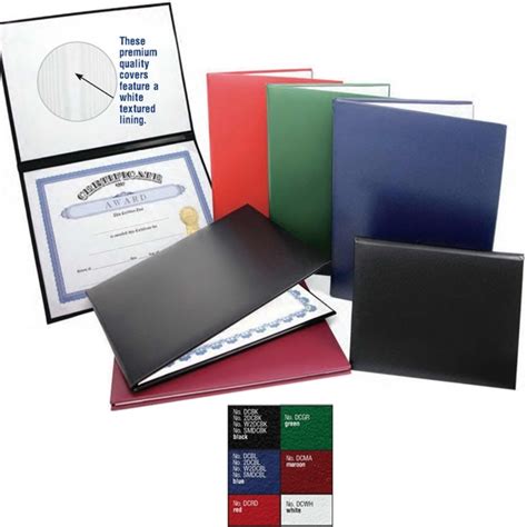 Custom Printed Padded Certificate Diploma Cover Blanch Son