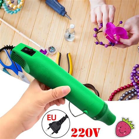 Eu Plug V Hot Air Gun Temperatura De Solda Blower Artesanato Diy