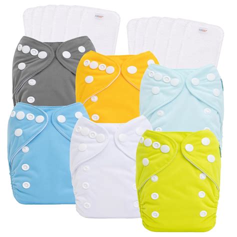 Amazon ALVABABY Newborn Cloth Diapers Reusable Cloth Diaper For