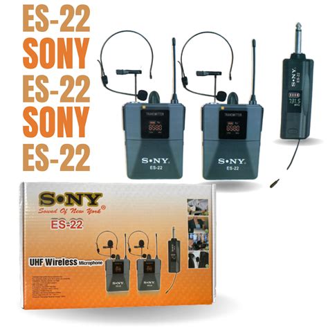 Promo Mic Wireless Clip On Ve Sony Ex Sn 22 Microphone Bando Mic Jepit