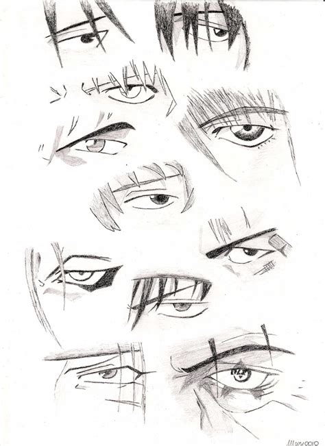 How To Draw Manga Boy Eyes - Manga