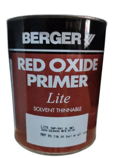 Liquid Berger Red Oxide Primer Metal L At Rs Litre In Pune Id