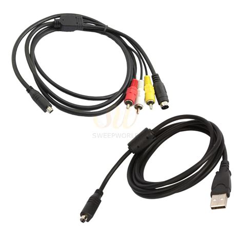 Av A V Tv Usb Cable Cord For Sony Handycam Dcr Sx44 E Ca Ebay