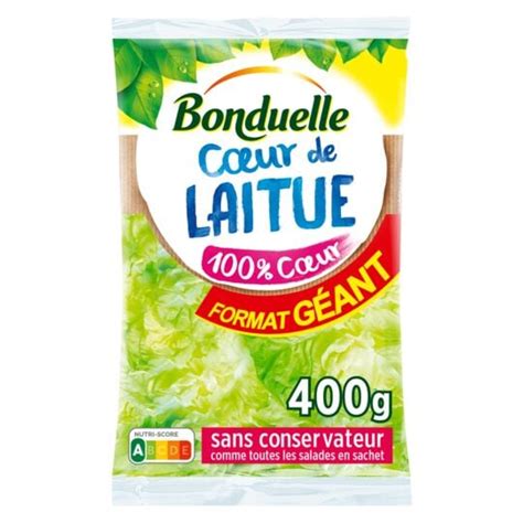 Salade cœur de laitue BONDUELLE le sachet de 400g à Prix Carrefour