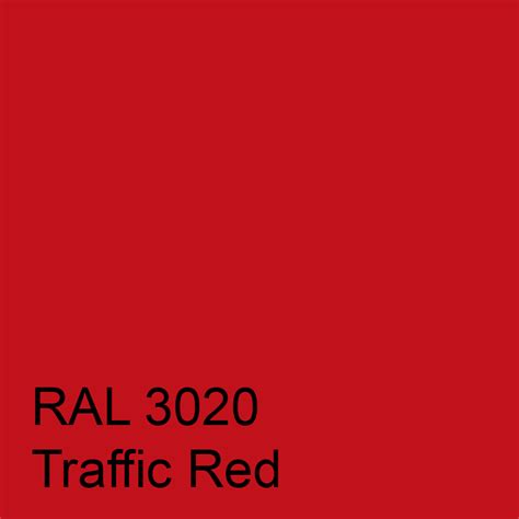 Ral 3020 Traffic Red One Stop Colour Shop