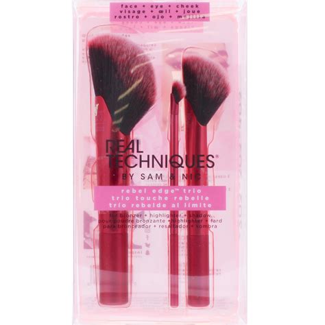 Real Techniques Rebel Edge Trio Brush Set Factory Sale Dakora Co