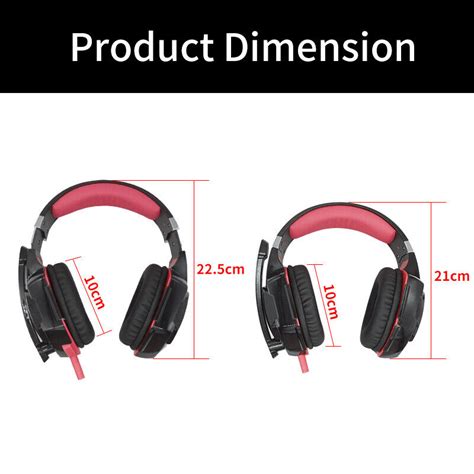 Led 3 5mm Gaming Headphone Mic Stereo Headset For Xbox One X S Ps4 Pc