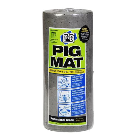 Pig In X Ft Universal Absorbent Mat Roll