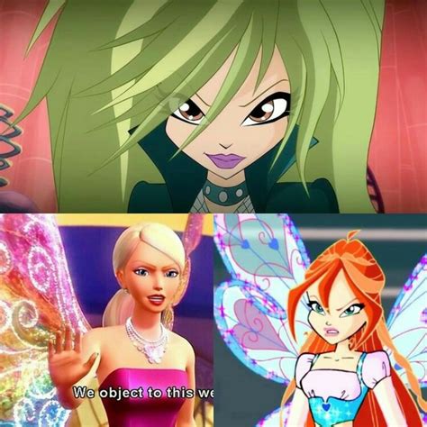 Winx Club Bloom And Barbie VS Selina Battle