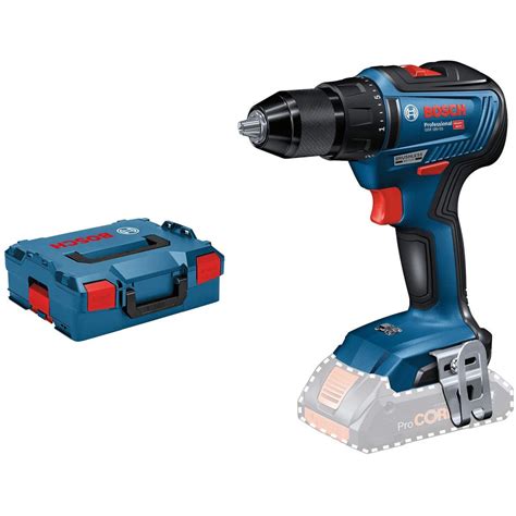 Bosch Gsr 18v 55 Trapano Avvitatore Con Percussione 18v 28 55nm L Boxx Senza Batteria E