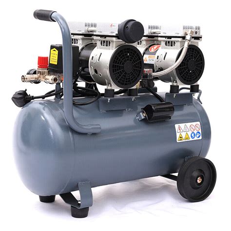 W Silent Portable L Litre Air Compressor Hp Oil Free Bar