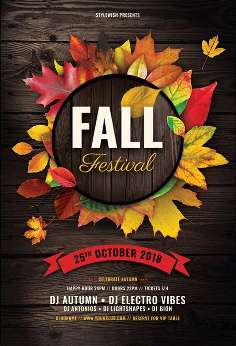 Fall Festival Flyer Template