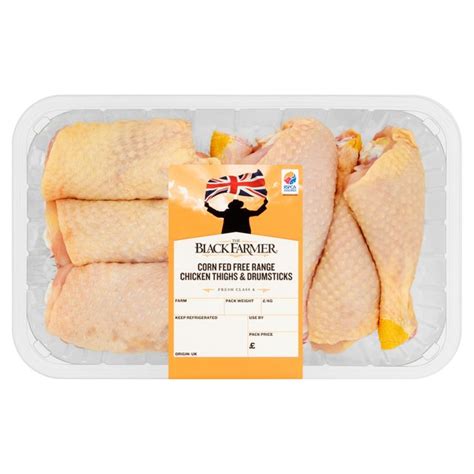 The Black Farmer Corn Fed Chicken Thighs And Drumsticks Ocado