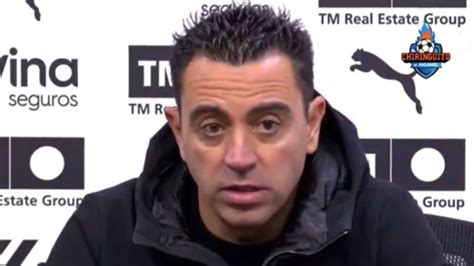 Xavi la lía en rueda de prensa con otra excusa tras el empate del Barça