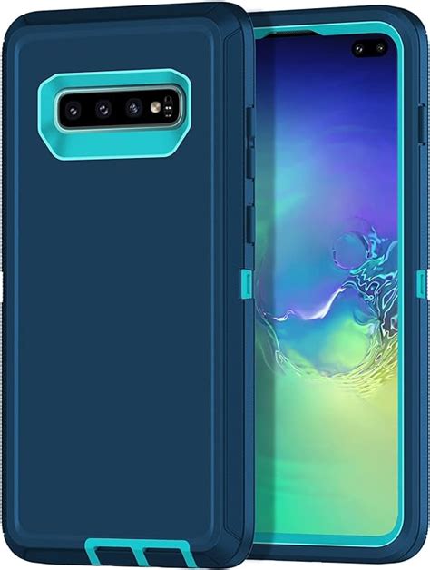 I Honva For Galaxy S10 Plus Case Shockproof Dust Drop Proof 3 Layer Full Body