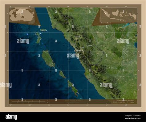 Sumatera Barat Province Of Indonesia Low Resolution Satellite Map