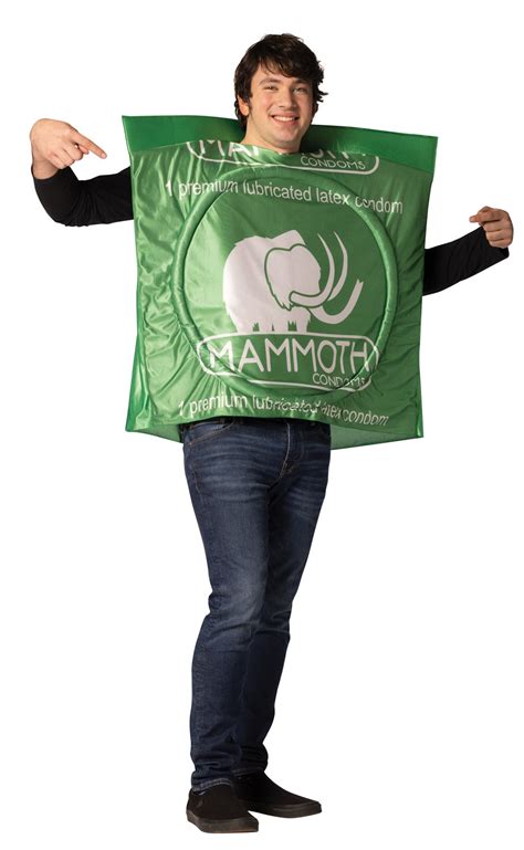 Mammoth Condom Halloween Costume Adult One Size