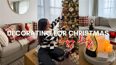 Cozy Christmas Vlog Decorating My House For Christmas Shopping