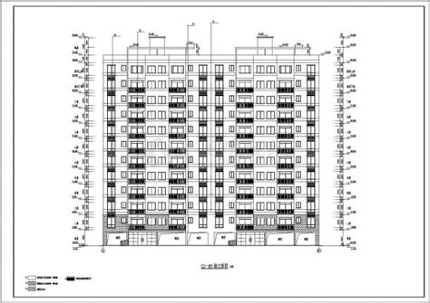 某小区11层框剪结构住宅楼建筑设计施工图住宅小区土木在线