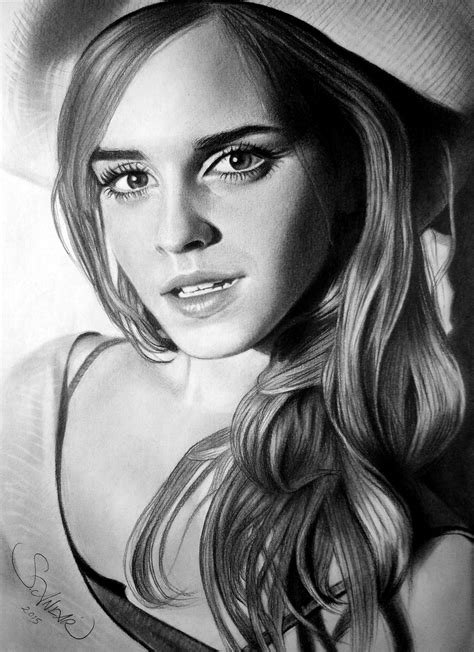 Emma Watson Drawing Skill