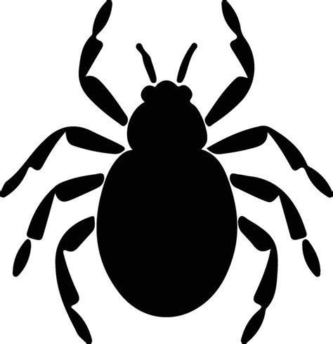 tick black silhouette 38102590 Vector Art at Vecteezy