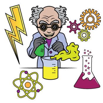 Free Mad Science Clip Art by Studio Devanna | TPT