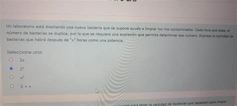 FREE Un laboratorio está diseñando una nueva bacteria que se supone