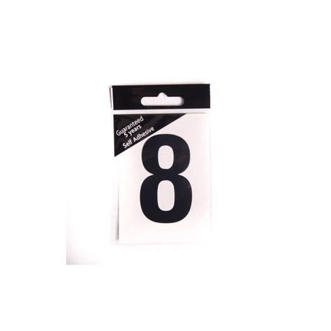 Cm Black Self Adhesive Vinyl Numbers