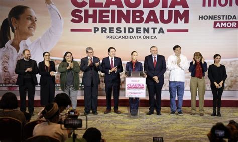 Claudia Sheinbaum presentó a su equipo de precampaña La Orquesta