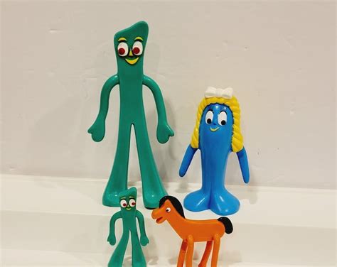 Vintage Prema Toy Gumby And Pokey Goo Bendable Action Figure Set Etsy