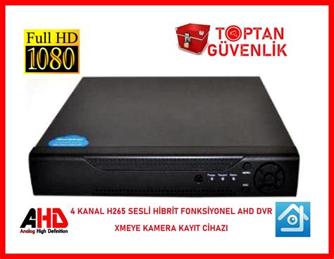 Kanal Mp P H Sesli Dvr G Venlik Kameras Kay T Cihaz Arna