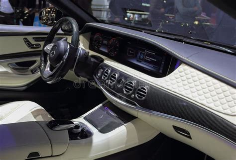 Switzerland; Geneva; March 8, 2018; Mercedes-Benz Brabus Interior; the ...