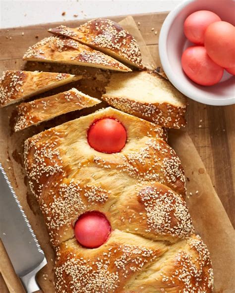 Greek Easter Bread Traditional Tsoureki Recipe The Kitchn