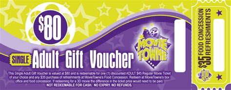 Gift Vouchers | MovieTowne | MovieTowne