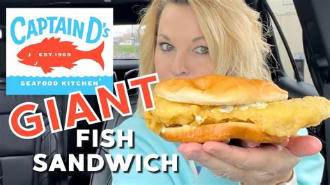 Captain Ds Giant Fish Sandwich Fast Food Fish Sandwich Season