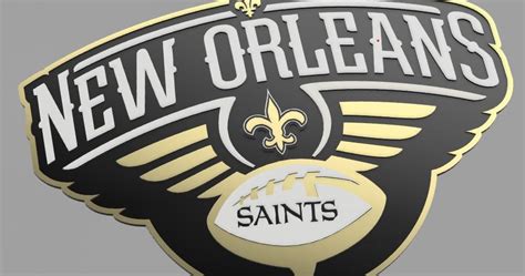 New Orleans Saints Logo by FaKe90 | Download free STL model ...