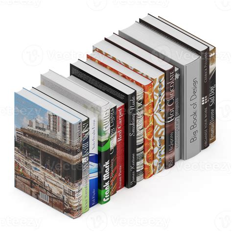 Render 3d De Libros Isométricos 14289008 Png