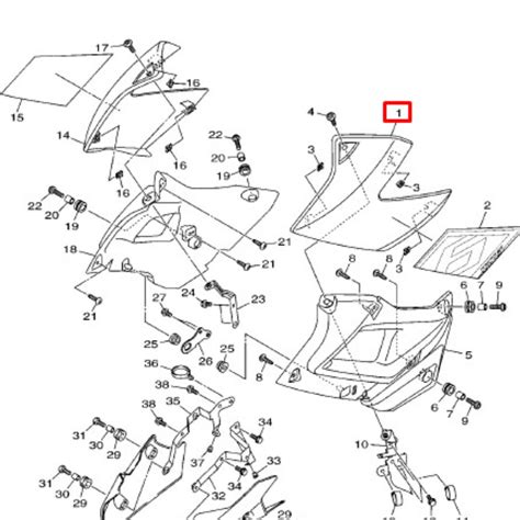 Tomada De Ar Esquerda Original Sem Adesivo Xj6 2015 A 2017 YAMAHA