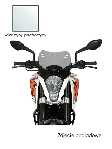 Szyba Motocyklowa MRA Spoiler S KTM Duke 125 200 250 390 16