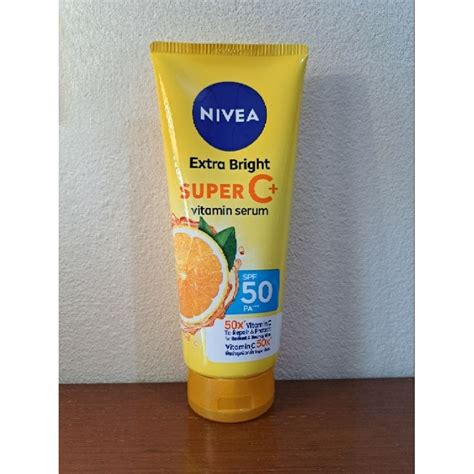 Nivea Extra Bright Super C Vitamin Serum Spf50 Pa นีเวีย เอ็กซ์ตร้า ไบรท์ ซูเปอร์ ซี พลัส