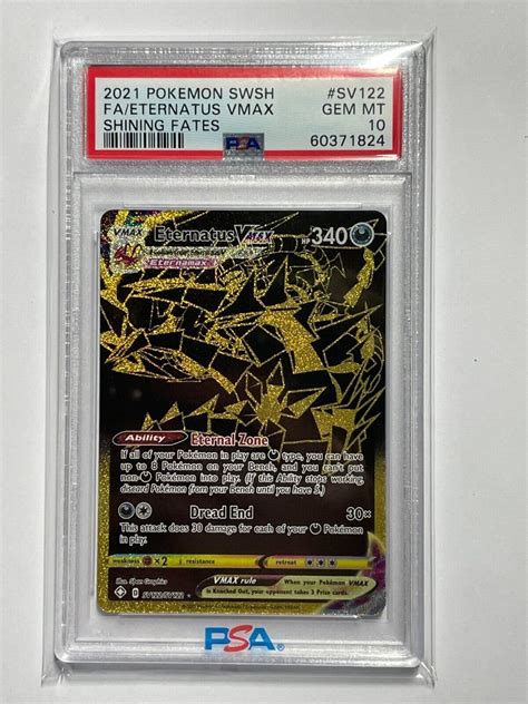 Mavin 2021 Pokemon Shining Fates Eternatus VMAX SV122 PSA 10 GEM MINT