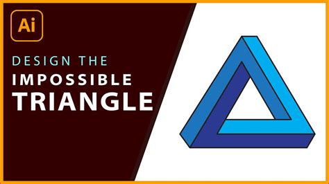 Design The Impossible Triangle Aka Penrose Triangle In Adobe