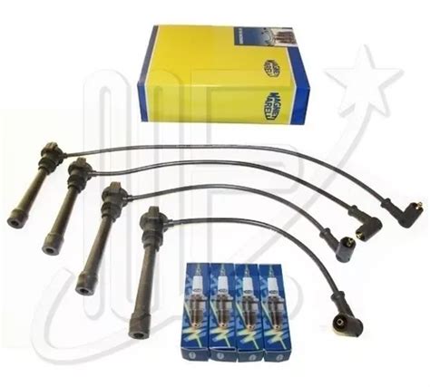 Kit De Bujias Y Cables Marelli Fiat Palio Siena 1 3 16v Fire