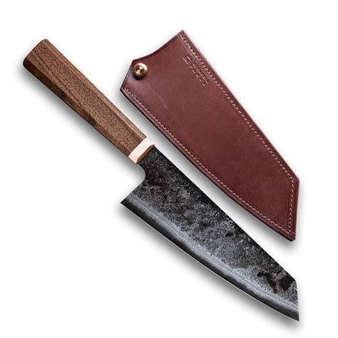 Santoku Leather Sheath - Blenheim Forge