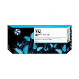 Cartucho De Tinta HP 726 Preto Fosco CH575A Plotter HP T1200 T795