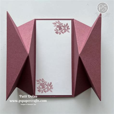 Double Fan Fold Cards — Ps Paper Crafts