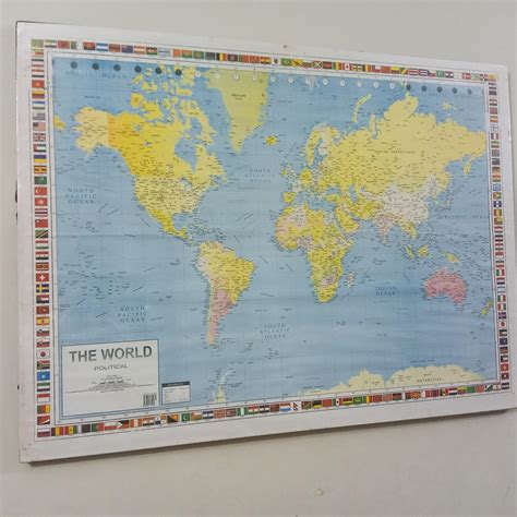 Navneet Happy Wall Chart World Map Political Wall Chart 43 Off