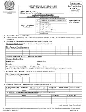 Fillable Online Pec Org Application Form Pakistan Engineering Council