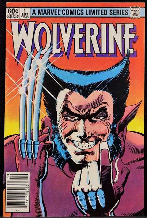 Lot 1982 Marvel Wolverine Comic Issue 1