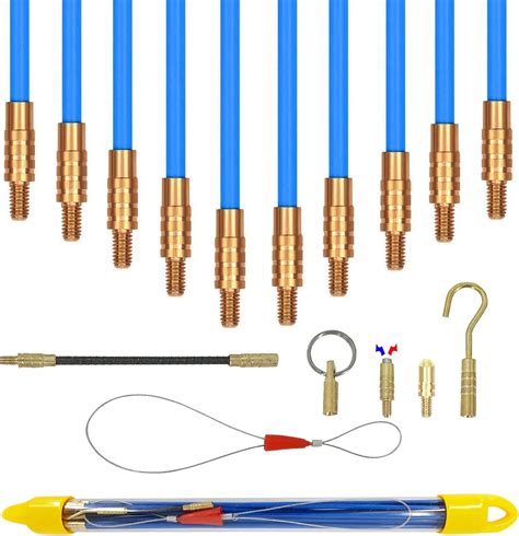 VGongTech 11ft Multi Function Fiberglass Duct Rodder Wire And Cable